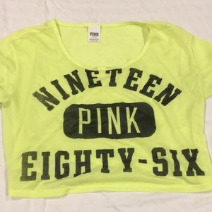 PINK MEDIUM SUMMER CROP TOP